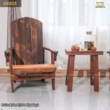 Bộ bàn ghế duyên dáng đa công năng (gỗ tàu thuyền)