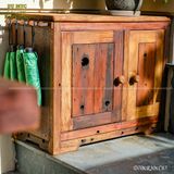 Tủ giày gỗ reclaimed