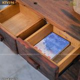 Tủ kệ gỗ tàu thuyền duyên dáng