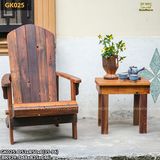 Bộ bàn ghế duyên dáng đa công năng (gỗ tàu thuyền)