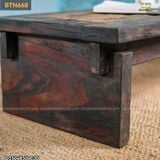 Bàn trà dài gỗ tàu thuyền