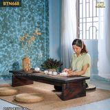 Bàn trà dài gỗ tàu thuyền