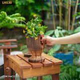 Lọ hoa gỗ Lũa cà chít