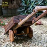 Mô hình xe bò chở hoa