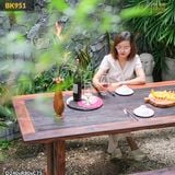 Bàn dài, ghế băng sân vườn (gỗ tàu thuyền)