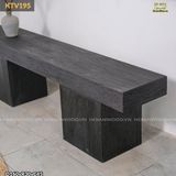 Kệ console nguyên khối sắc đen quyền lực