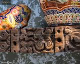 Kệ console điêu khắc hoa văn đương đại