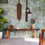 Kệ console điêu khắc hoa văn đương đại