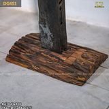 Đèn gỗ trụ (gỗ tàu thuyền) decor