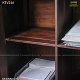 Tủ gỗ reclaimed trang trí - Tủ hồ sơ văn phòng