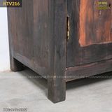 Tủ gỗ reclaimed trang trí - Tủ hồ sơ văn phòng
