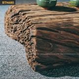 BÀN TRÀ BỆT LŨA phong cách Wabi-sabi