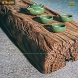 BÀN TRÀ BỆT LŨA phong cách Wabi-sabi