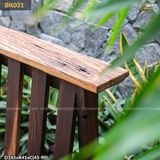 Ghế băng tựa lưng gỗ tàu thuyền