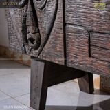 Tủ gỗ decor phong cách