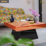 Bàn sofa vuông gỗ Teak
