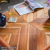 Bàn sofa vuông gỗ Teak