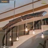 Đèn trần gỗ tàu thuyền