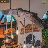 Đèn trần gỗ tàu thuyền