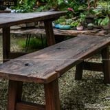 Bàn ghế sân vườn (gỗ tàu thuyền)