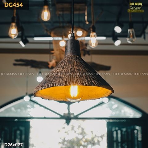 Đèn gỗ nghệ thuật treo