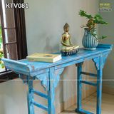 Kệ gỗ hệ màu retro