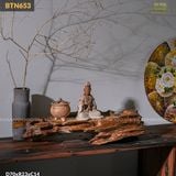 Đôn kê tượng gỗ lũa