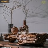 Đôn kê tượng gỗ lũa