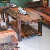 Concept bàn ghế sofa gỗ tàu thuyền lớn