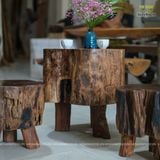 Đôn gỗ lũa Đinh hương