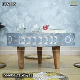 Bàn trà bệt điêu khắc họa tiết