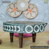 Bàn trà bệt điêu khắc họa tiết