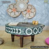 Bàn trà bệt điêu khắc họa tiết