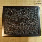 Bộ bàn khắc họa tiết chim hạc