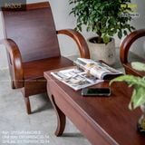 Bộ bàn sofa thùng với băng ghế dài