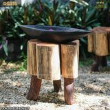 Đôn gỗ cạnh khế