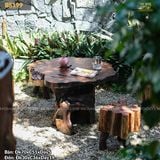 Đôn gỗ cạnh khế