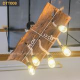 Đèn trần gỗ nghệ thuật