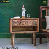 Tab sofa/ tab đầu giường khắc hình