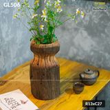 Lọ hoa gỗ lũa
