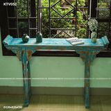 Kệ gỗ hệ màu retro