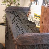 Tủ bếp gỗ lũa