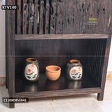 Tủ bếp gỗ lũa