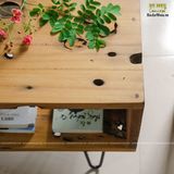 Bộ bàn sofa gỗ Dổi thanh lịch