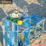 Combo bàn hộp kèm 2 ghế đơn