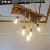 Đèn trần gỗ nghệ thuật