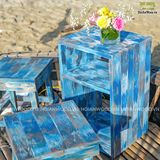 Combo bàn hộp kèm 2 ghế đơn