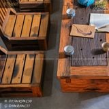 Concept trà đạo gỗ tàu thuyền