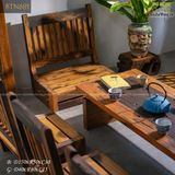 Concept trà đạo gỗ tàu thuyền