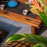 Concept trà đạo gỗ tàu thuyền